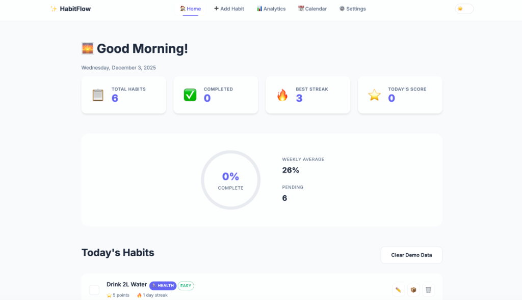 Daily Habit Tracker